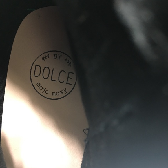 Dolce, Black, Ankle Booties with Chunky Heel, SZ 9 - Picture 8 of 8